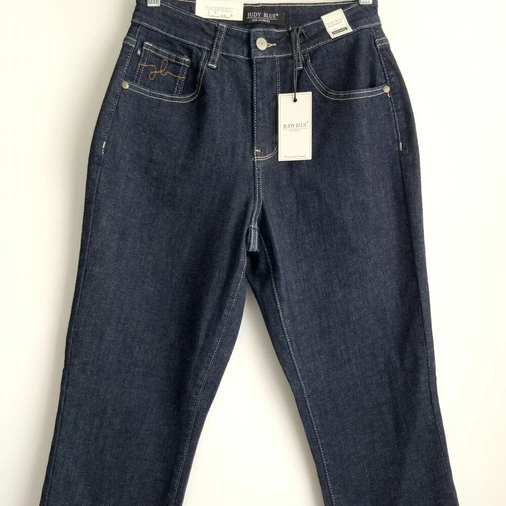 Judy Blue Dark Wash High Waist Mom Jeans Blue 26